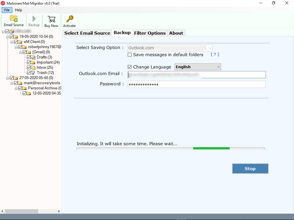 migrate em client to outlook