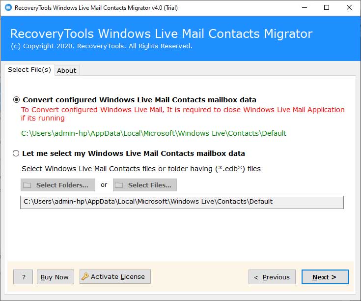 upload-windows-live-mail-contacts